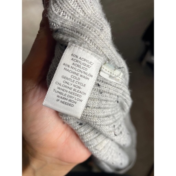 Lou & Grey Womens Light Grey Oversized Cowl Neck Sweater Size M‎ - Picture 5 of 5